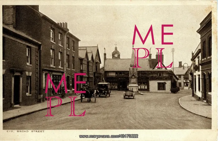 : Broad Street, Eye, Norfolk : Broad Street, Eye, Norfolk