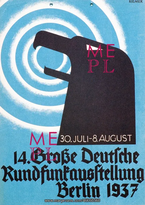 : broadcast, exhibitions, 14th German broadcast : broadcast, exhibitions, 14th German broadcast