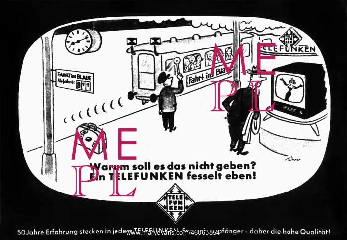 : broadcast, television, advertising, for Telefunken : broadcast, television, advertising, for Telefunken