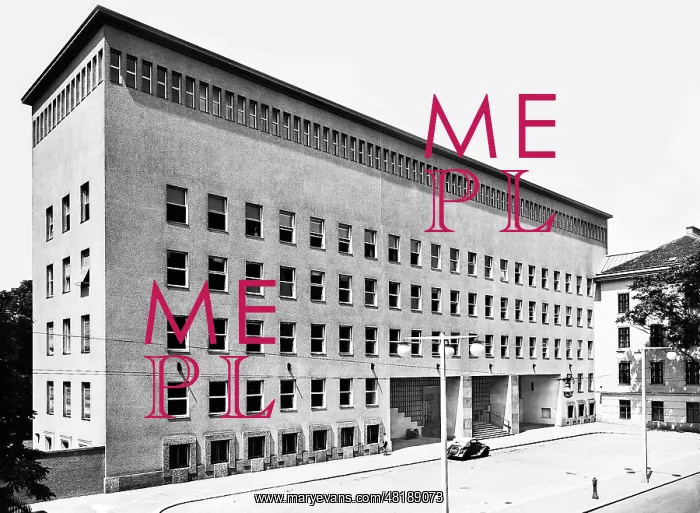 : Broadcasting building in Vienna, 1938 : Broadcasting building in Vienna, 1938