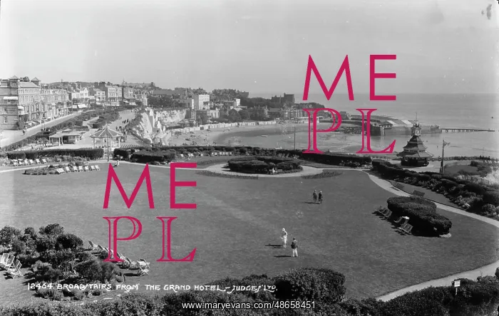 : Broadstairs from the Grand Hotel : Broadstairs from the Grand Hotel