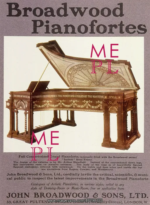  : BROADWOOD PIANO 1902 - 1