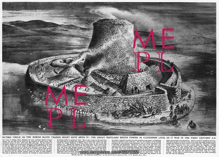 : Broch tower of Clickimin : Broch tower of Clickimin