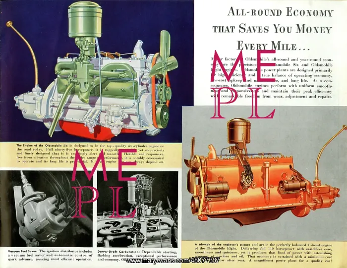 : Brochure page, Oldsmobile cars : Brochure page, Oldsmobile cars