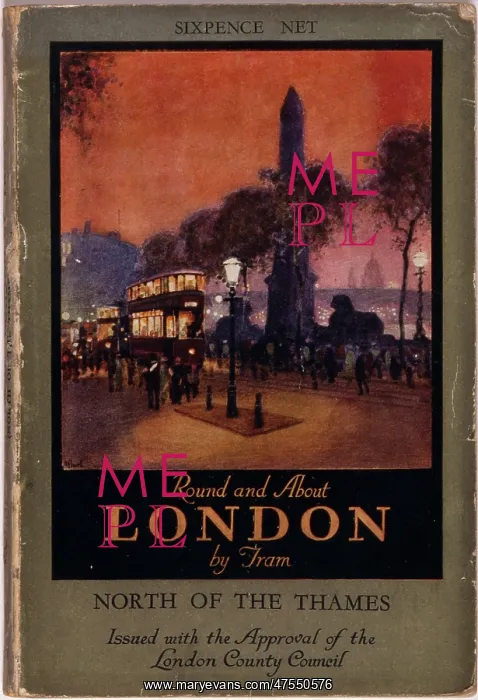 : Brochure for Seeing London by Tram : Brochure for Seeing London by Tram
