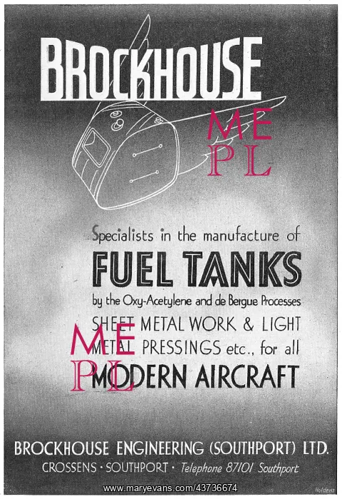  : Brockhouse Engineering - Aircraft Sheet Metal Work
