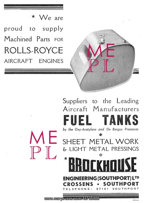 : Brockhouse Engineering - Aircraft Sheet Metal Work : Brockhouse Engineering - Aircraft Sheet Metal Work