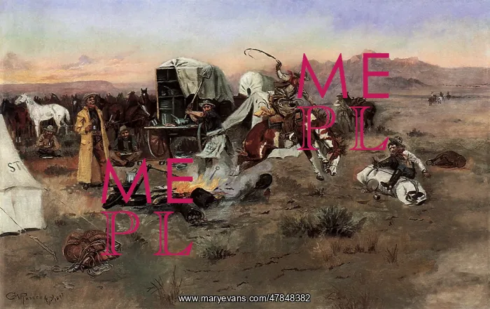  : Bronc in Cow Camp
