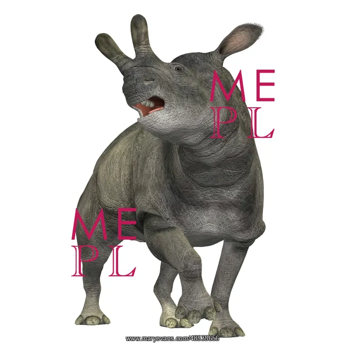 : Brontotherium is a rhinocerous-like mammal : Brontotherium is a rhinocerous-like mammal