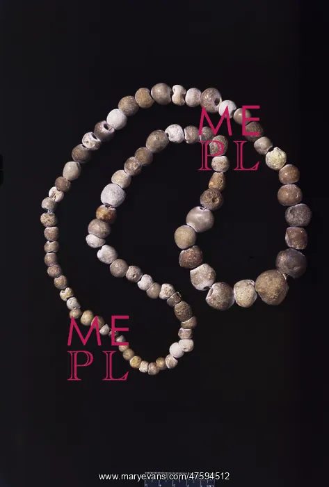: Bronze Age necklace made of Porosphaera : Bronze Age necklace made of Porosphaera