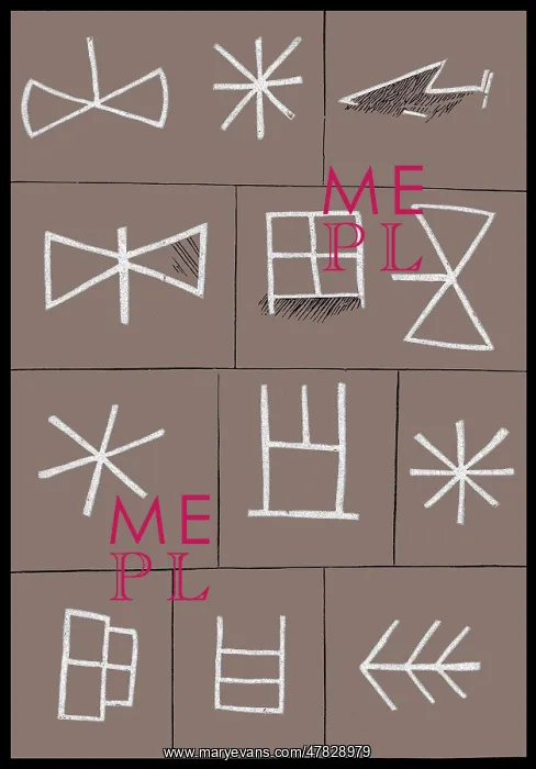 : Bronze Age, Signs on Blocks at Knossos : Bronze Age, Signs on Blocks at Knossos