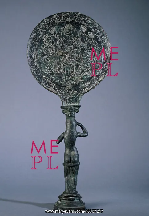 : Bronze base-mirror : Bronze base-mirror