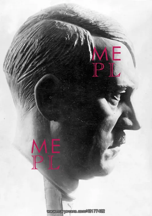 : Bronze bust of Adolf Hitler, 1933 : Bronze bust of Adolf Hitler, 1933