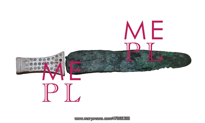 : Bronze dagger. From Ghar Mirdum, Malta. Bronze Age : Bronze dagger. From Ghar Mirdum, Malta. Bronze Age