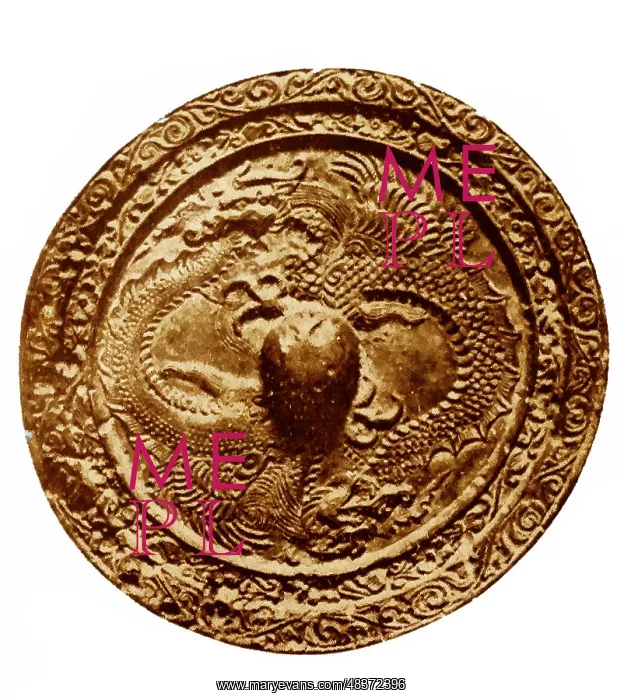 : Bronze Mirror from 10th~14th century Koryeo Dynasty, Korea : Bronze Mirror from 10th~14th century Koryeo Dynasty, Korea