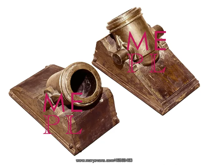 : Two bronze mortars used during the First Carlist : Two bronze mortars used during the First Carlist