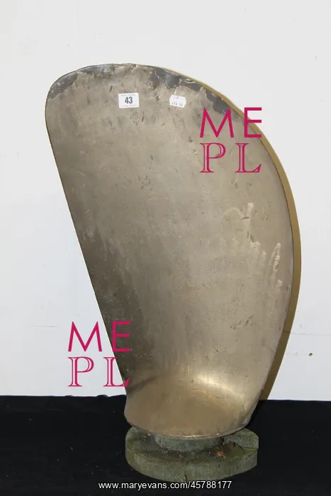 : Bronze propeller blade from a ship : Bronze propeller blade from a ship