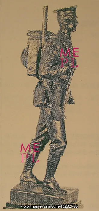 : Bronze Statuette - Sgt Grenadier Guards in Marching Order : Bronze Statuette - Sgt Grenadier Guards in Marching Order