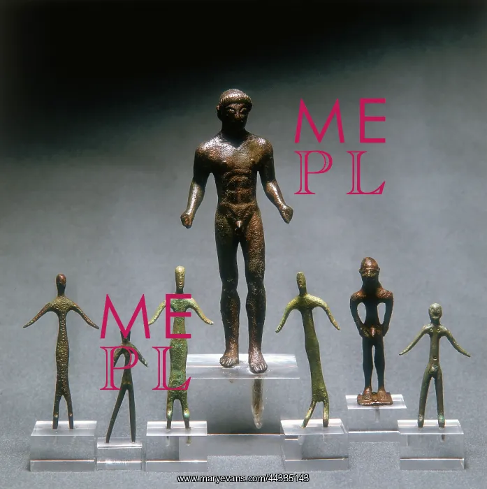 : Bronze statuettes housed in The : Bronze statuettes housed in The