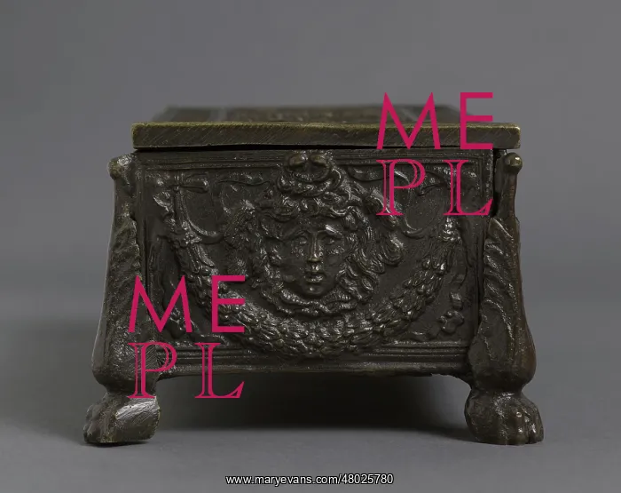 : Bronze writing case : Bronze writing case