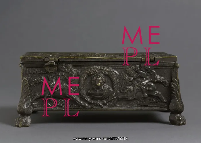 : Bronze writing case : Bronze writing case