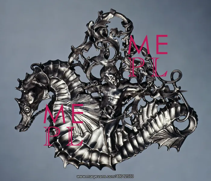 : Brooch seahorse-shaped : Brooch seahorse-shaped