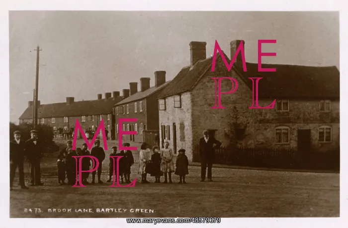 : Brook Lane, Bartley Green, Birmingham, West Midlands : Brook Lane, Bartley Green, Birmingham, West Midlands