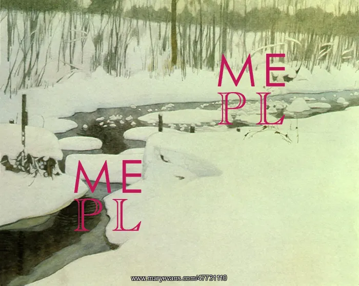  : A Brook in Winter