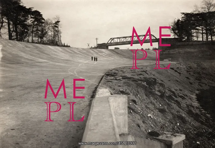 : Brooklands - Marks made by H C Trion's crash : Brooklands - Marks made by H C Trion's crash