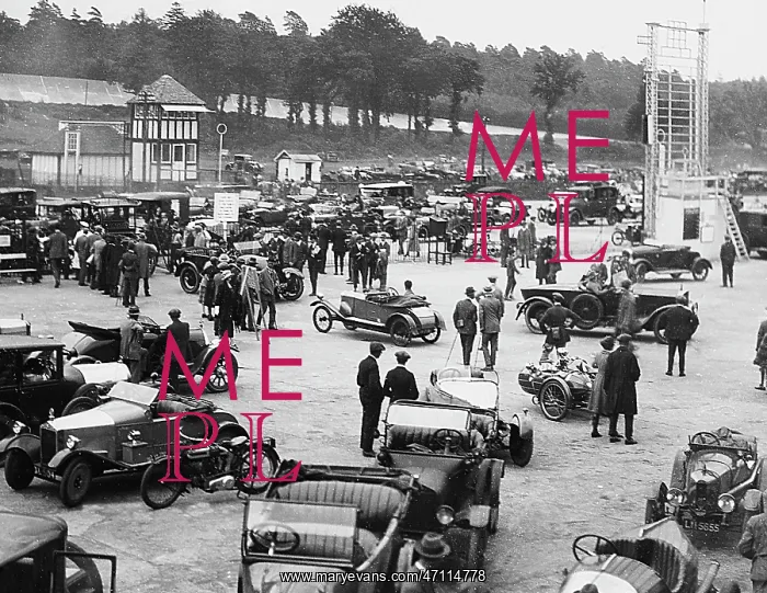  : Brooklands Racing Circuit - The Paddock possibly 1930s
