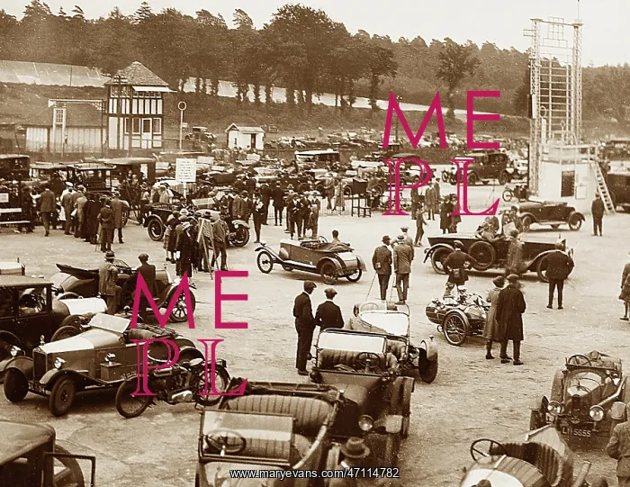  : Brooklands Racing Circuit - The Paddock possibly 1930s