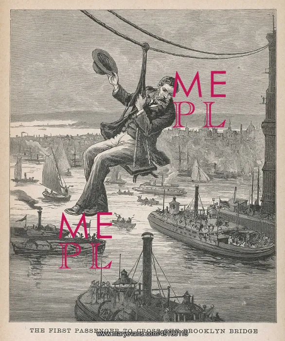 : BROOKLYN BRIDGE 1876 : BROOKLYN BRIDGE 1876