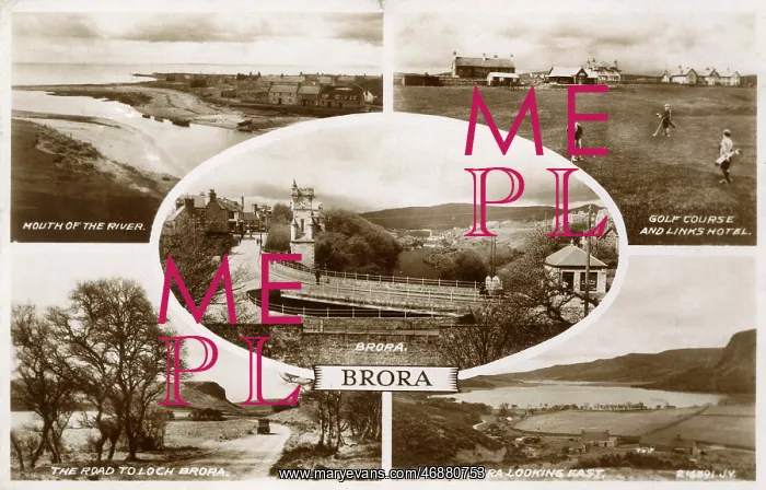 : Brora, Scotland c. 1935 : Brora, Scotland c. 1935