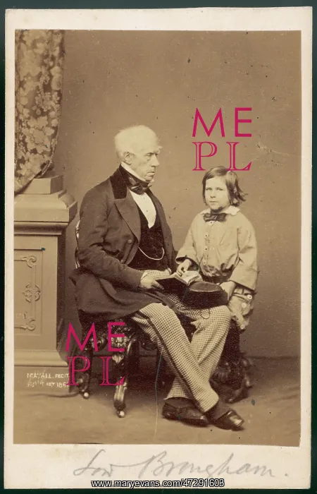 : BROUGHAM. HENRY, 1ST BARON BROUGHAM British MP : BROUGHAM. HENRY, 1ST BARON BROUGHAM British MP