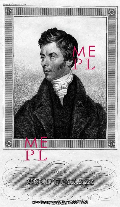 : Brougham, Henry Peter, 19.9.1779 - 7.5.1868 : Brougham, Henry Peter, 19.9.1779 - 7.5.1868