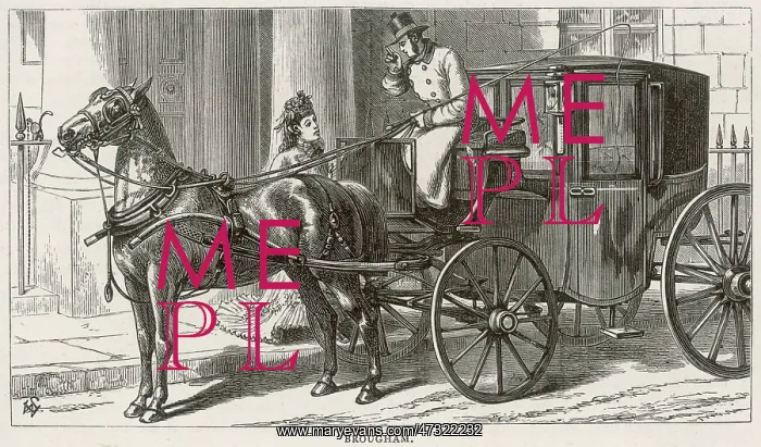 : Brougham Lady - 1872 : Brougham Lady - 1872