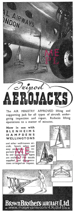 : Brown Brothers - Aerojacks. Aircraft Jacks : Brown Brothers - Aerojacks. Aircraft Jacks