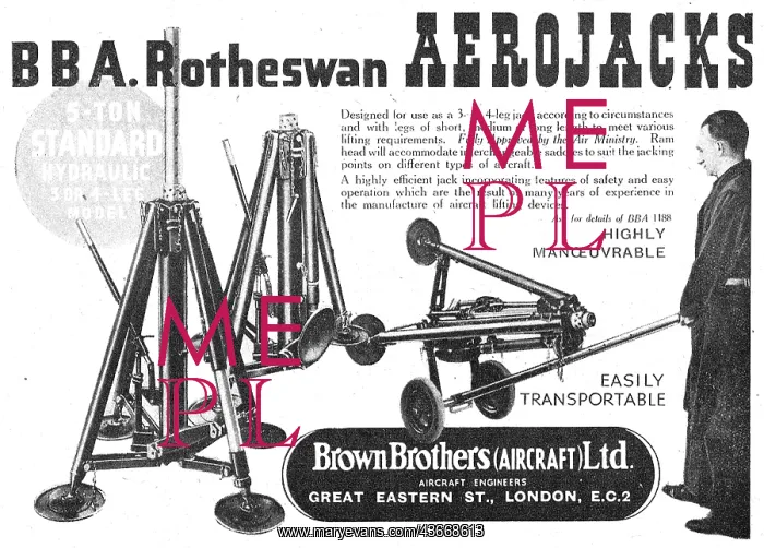 : Brown Brothers BBA Rotheswan Aerojacks : Brown Brothers BBA Rotheswan Aerojacks