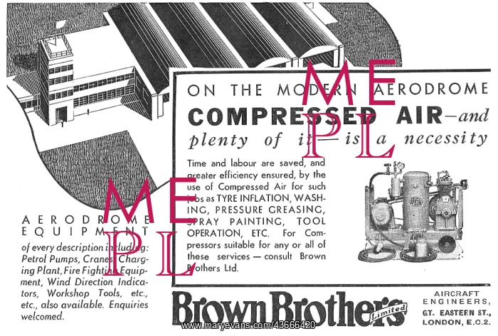 : Brown Brothers Compressed Air Systems For Aerodromes : Brown Brothers Compressed Air Systems For Aerodromes