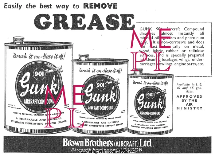 : Brown Brothers - Gunk 901 Aircraft : Brown Brothers - Gunk 901 Aircraft