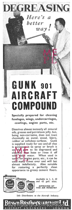 : Brown Brothers - Gunk 901 Aircraft : Brown Brothers - Gunk 901 Aircraft