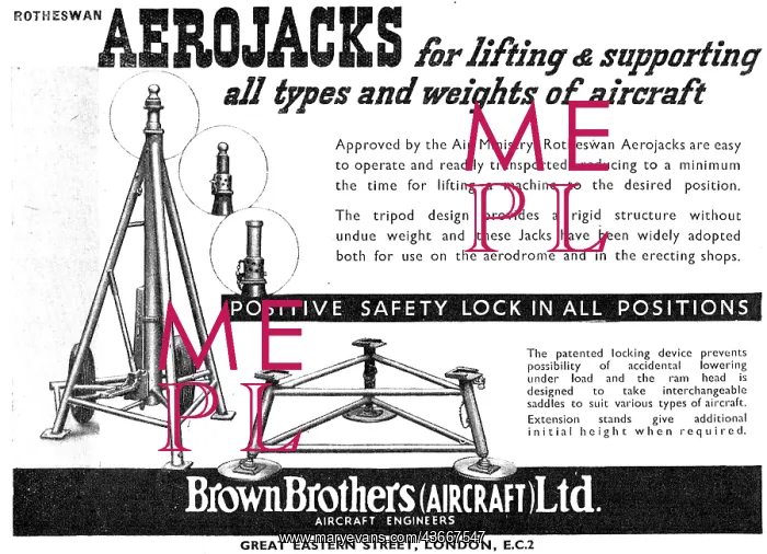 : Brown Brothers Rotheswan Aerojacks : Brown Brothers Rotheswan Aerojacks