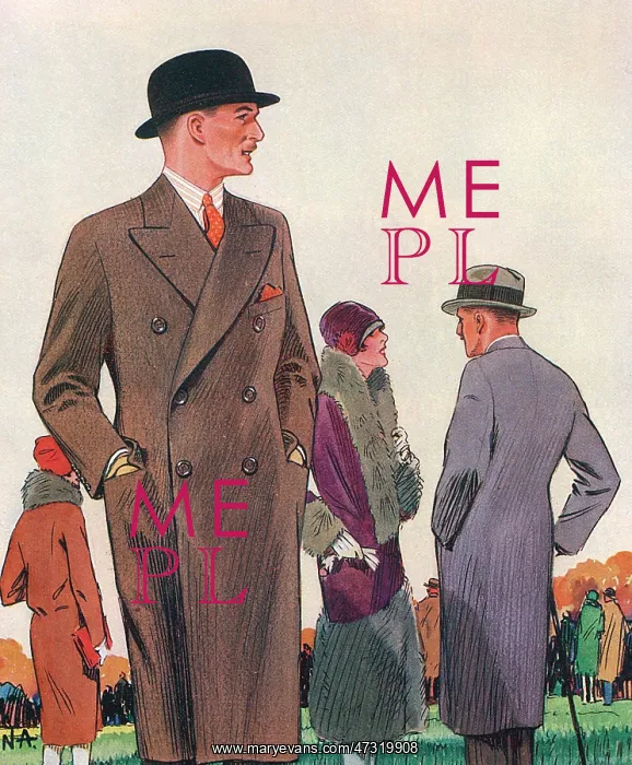 : BROWN D-B COAT 1928 : BROWN D-B COAT 1928