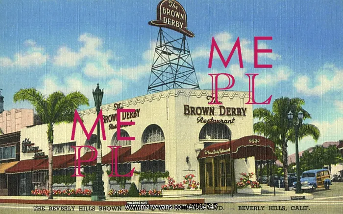 : Brown Derby Restaurant, Beverly Hills, California, USA : Brown Derby Restaurant, Beverly Hills, California, USA