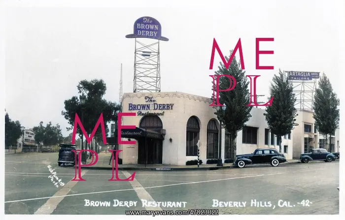  : Brown Derby Restaurant, Beverly Hills, California, USA