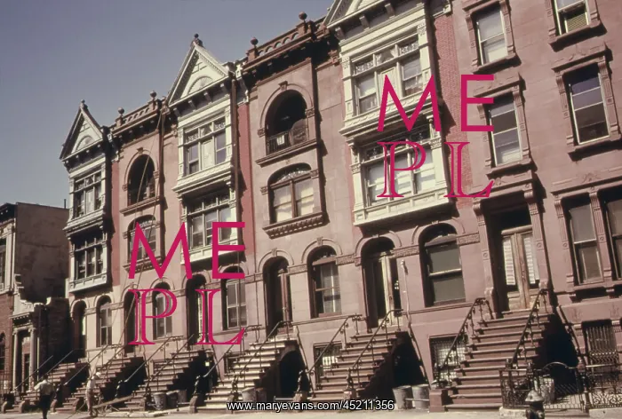 : Brownstone apartments under renovation in ? : Brownstone apartments under renovation in ?