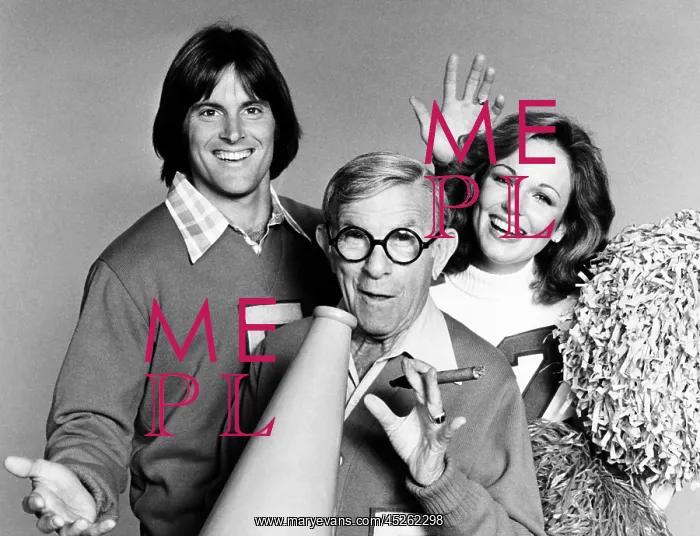 : Bruce Jenner, George Burns and Phyllis George : Bruce Jenner, George Burns and Phyllis George
