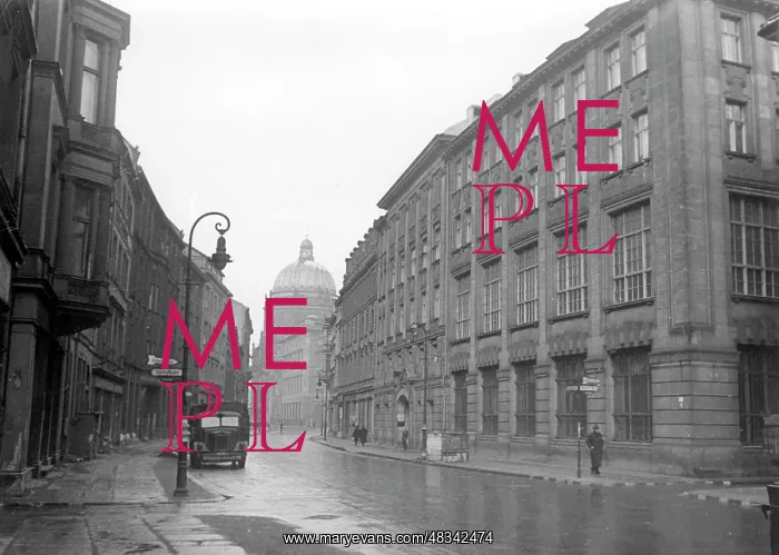 : The Bruederstrasse in Berlin, approx. 1930 : The Bruederstrasse in Berlin, approx. 1930