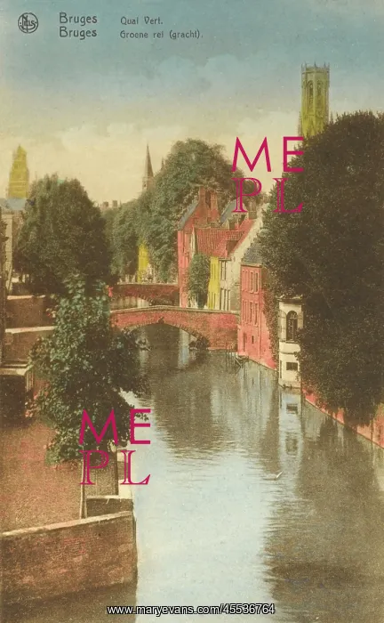 : Bruges, Belgium - The Green Quay : Bruges, Belgium - The Green Quay