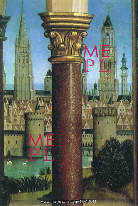 : Bruges Skyline 1490 : Bruges Skyline 1490